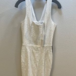 Dress the Population White Sequin Gown, NEW WITH TAGS, Medium